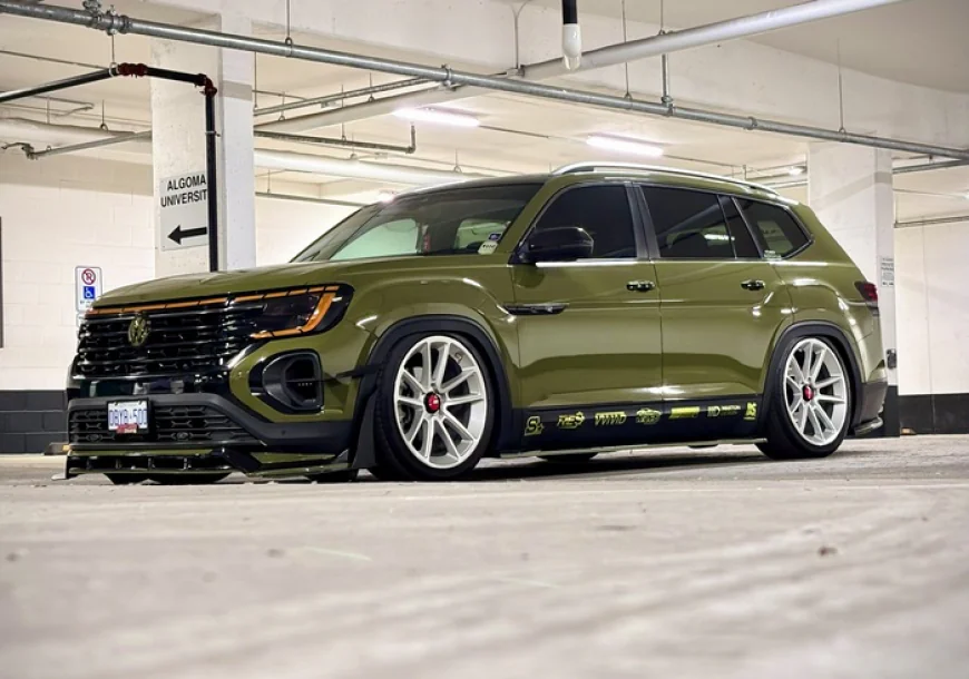 Bagged Volkswagen Atlas: Marco Dator's 2024 Family SUV Show Build