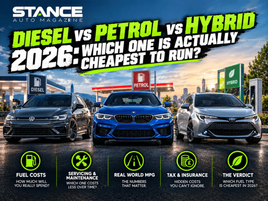 Diesel vs Petrol vs Hybrid 2026: Which One Is Actually Cheapest to Run?