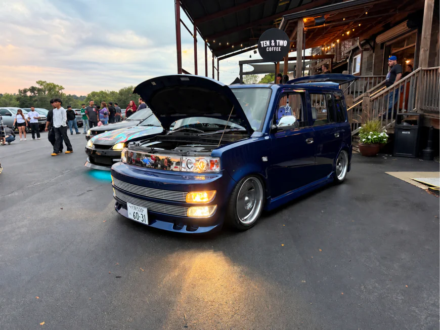 Bagged Toyota bB: Hannah Gragg's 2000 Right-Hand-Drive JDM Tuner Build