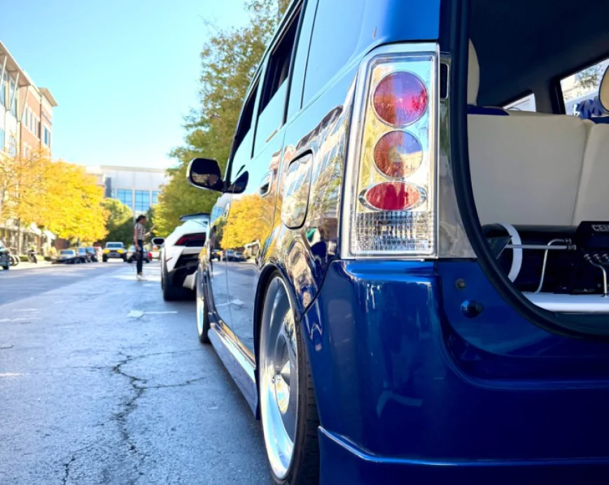 Bagged Toyota bB: Hannah Gragg's 2000 Right-Hand-Drive JDM Tuner Build