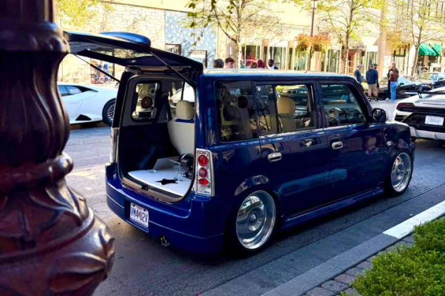 Bagged Toyota bB: Hannah Gragg's 2000 Right-Hand-Drive JDM Tuner Build