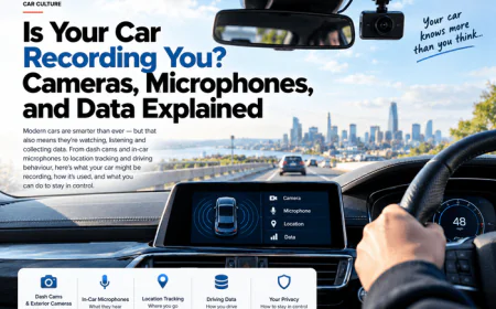 Is Your Car Recording You? Cameras, Microphones, and Data Explained