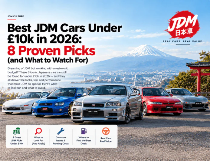 Best JDM Cars Under £10k in 2026: 8 Proven Picks (and What to Watch For)
