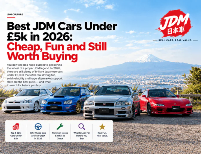 Best JDM Cars Under £5k in 2026: Cheap, Fun and Still Worth Buying