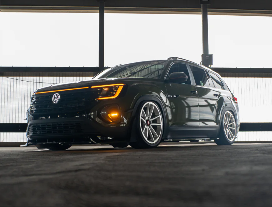Bagged Volkswagen Atlas: Marco Dator's 2024 Family SUV Show Build