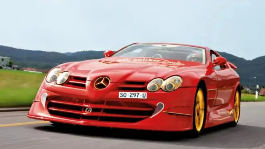 Mercedes-Benz SLR McLaren nicknamed the "Red Gold Dream"
