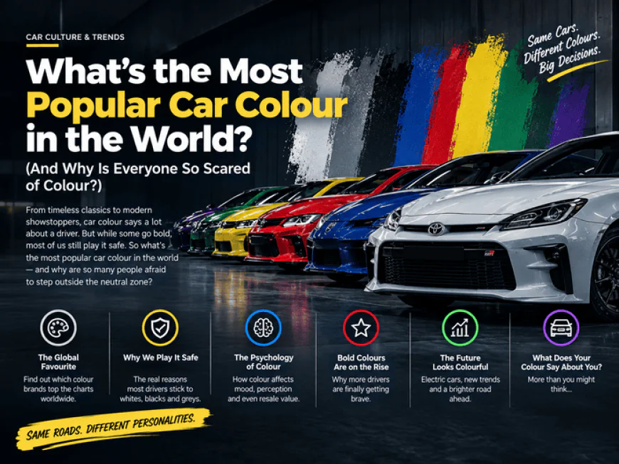 What's the Most Popular Car Colour in the World? (And Why Is Everyone So Scared of Colour?)