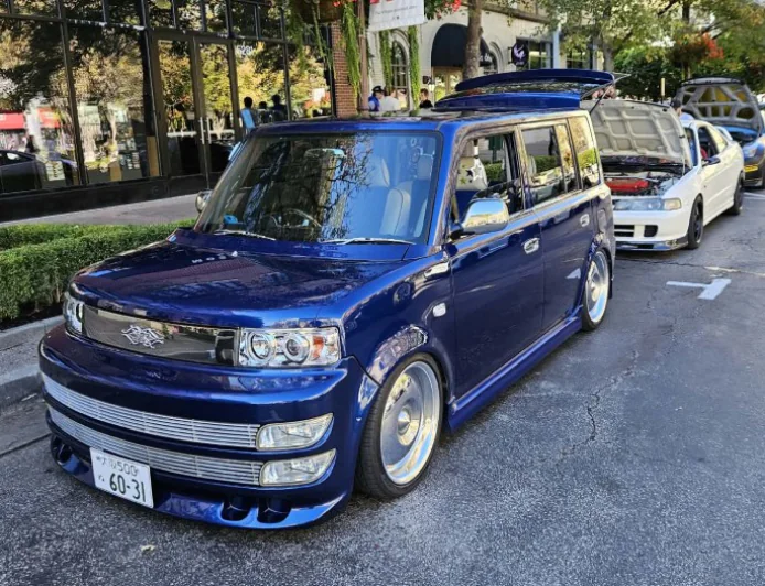 Bagged Toyota bB: Hannah Gragg's 2000 Right-Hand-Drive JDM Tuner Build