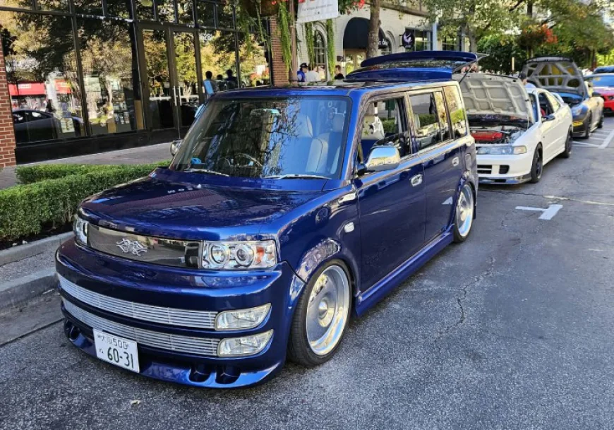 Bagged Toyota bB: Hannah Gragg's 2000 Right-Hand-Drive JDM Tuner Build