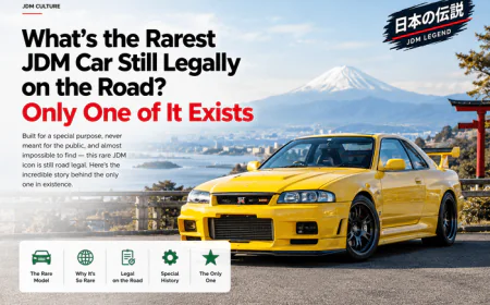 What's the Rarest JDM Car Still Legally on the Road? Only One of It Exists