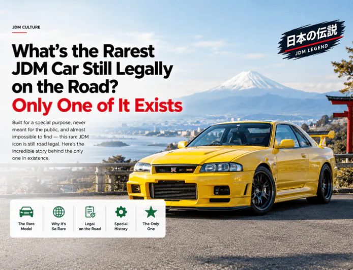 What's the Rarest JDM Car Still Legally on the Road? Only One of It Exists