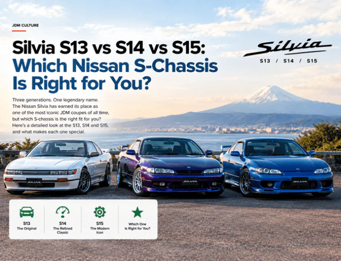 Silvia S13 vs S14 vs S15: Which Nissan S-Chassis Is Right for You?
