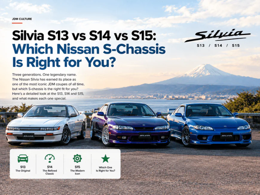 Silvia S13 vs S14 vs S15: Which Nissan S-Chassis Is Right for You?