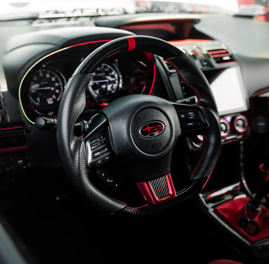 2015 Subaru WRX build interior shot