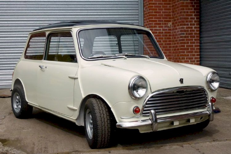Who designed the mini for the British Motor Corporation?