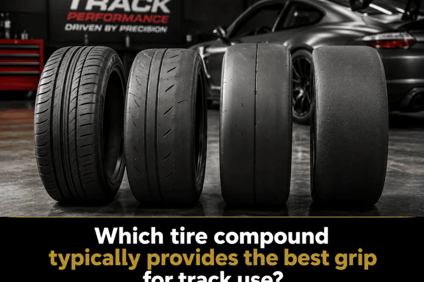 Which tire compound typically provides the best grip for track use?