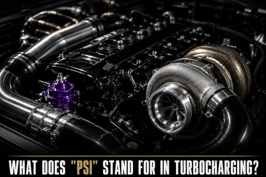 What does "PSI" stand for in turbocharging?