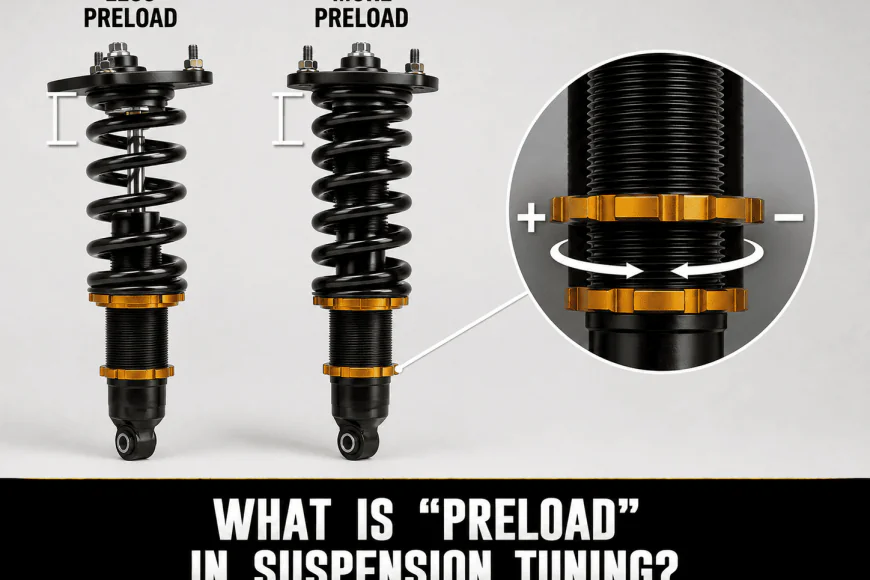 What is "preload" in suspension tuning?